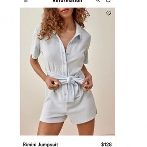 NWT Reformation Rimini Jumpsuit Size Small